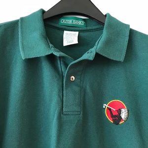 Very rare Natural American Spirit Green Polo Shirt